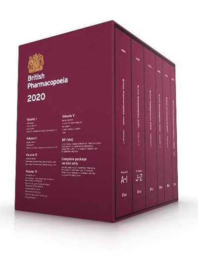 The British Pharmacopoeia 2020 as a boxed set of volumes
